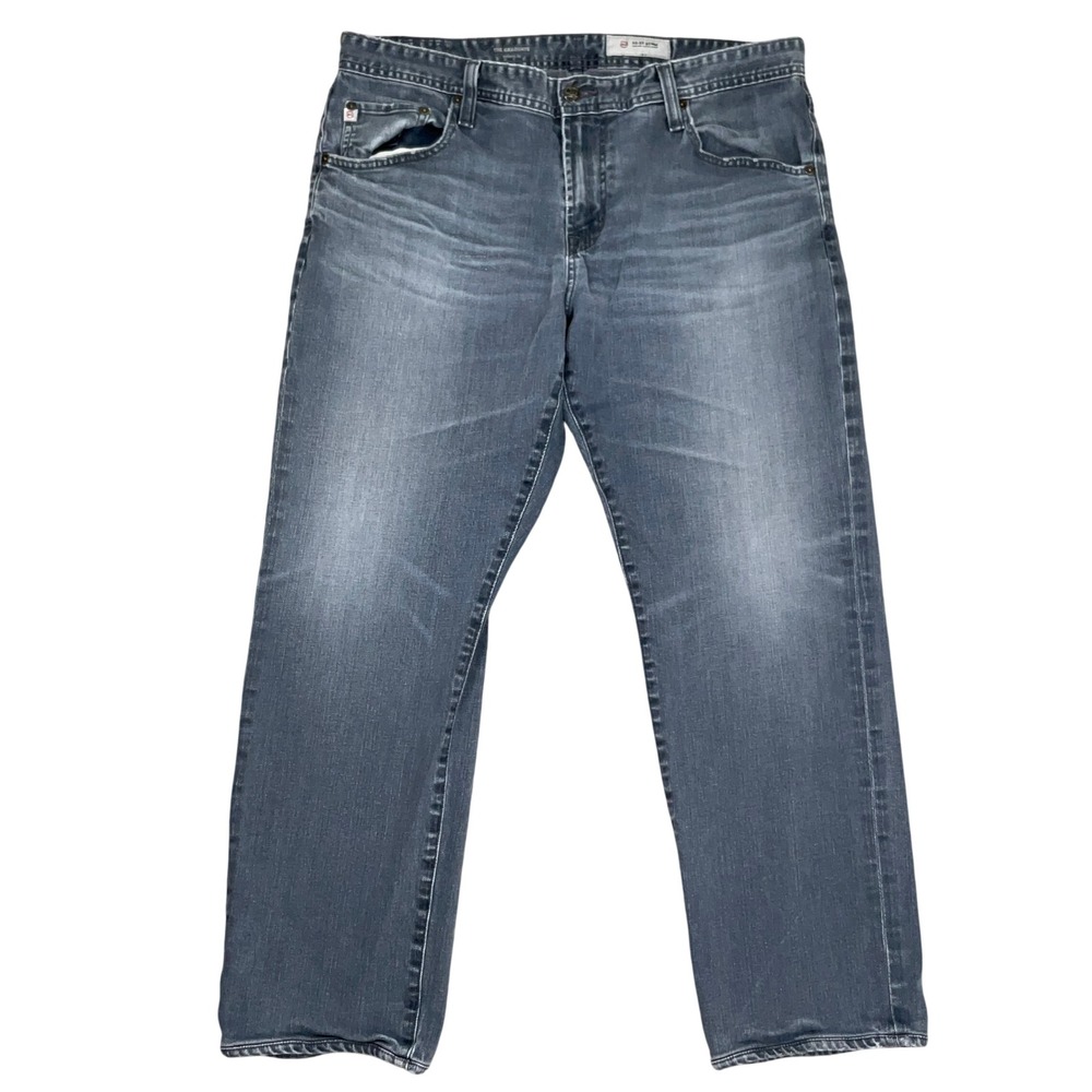 AG Adriano Goldschmied Jeans Mens 36 Blue Graduate Tailored Leg Stretch Denim